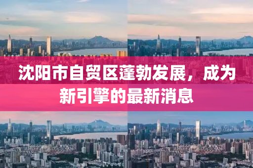 沈陽(yáng)市自貿(mào)區(qū)蓬勃發(fā)展，成為新引擎的最新消息