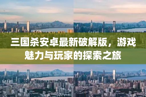 三國殺安卓最新破解版，游戲魅力與玩家的探索之旅