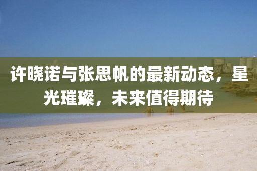 許曉諾與張思帆的最新動(dòng)態(tài)，星光璀璨，未來值得期待