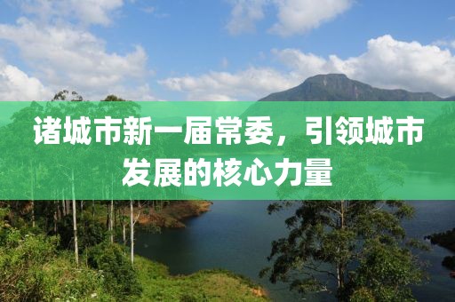 諸城市新一屆常委，引領(lǐng)城市發(fā)展的核心力量