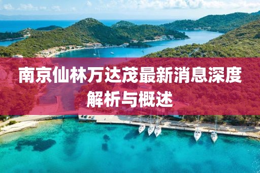 南京仙林萬達茂最新消息深度解析與概述