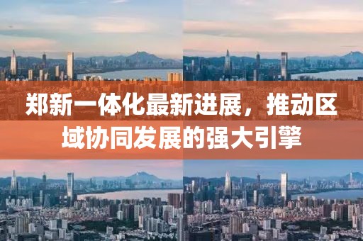 鄭新一體化最新進展，推動區(qū)域協(xié)同發(fā)展的強大引擎