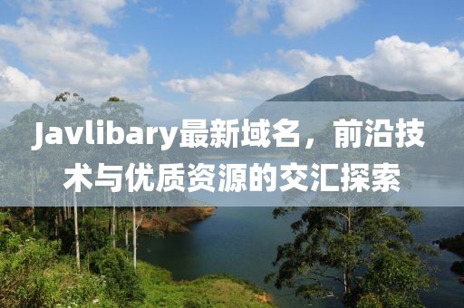Javlibary最新域名，前沿技術(shù)與優(yōu)質(zhì)資源的交匯探索