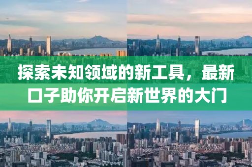 探索未知領(lǐng)域的新工具，最新口子助你開啟新世界的大門