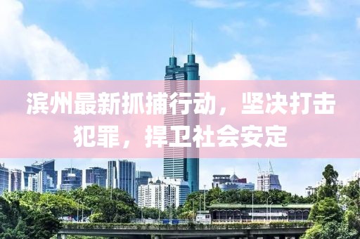 濱州最新抓捕行動(dòng)，堅(jiān)決打擊犯罪，捍衛(wèi)社會(huì)安定