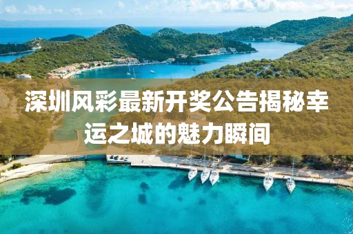 深圳風(fēng)彩最新開(kāi)獎(jiǎng)公告揭秘幸運(yùn)之城的魅力瞬間