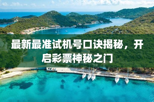 最新最準試機號口訣揭秘，開啟彩票神秘之門