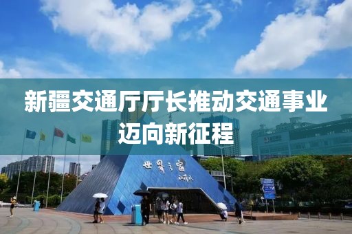 新疆交通廳廳長推動(dòng)交通事業(yè)邁向新征程