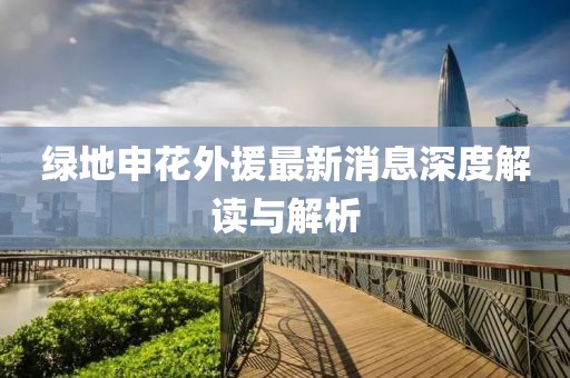 綠地申花外援最新消息深度解讀與解析