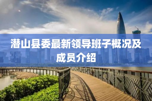 潛山縣委最新領(lǐng)導班子概況及成員介紹