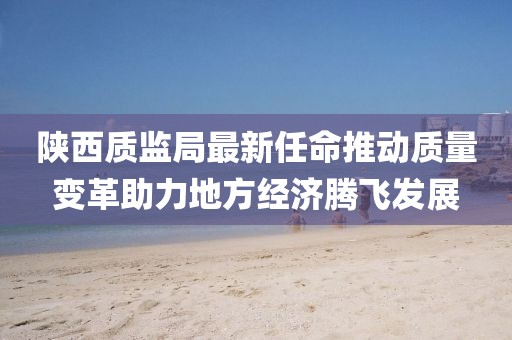 陜西質(zhì)監(jiān)局最新任命推動(dòng)質(zhì)量變革助力地方經(jīng)濟(jì)騰飛發(fā)展