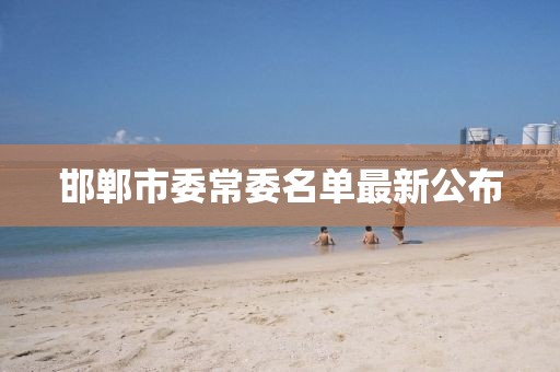 邯鄲市委常委名單最新公布