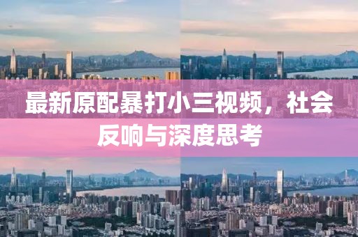 最新原配暴打小三視頻，社會(huì)反響與深度思考