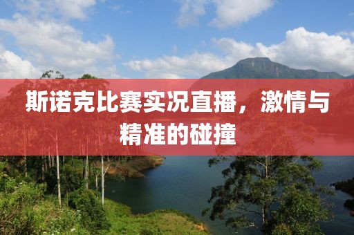 斯諾克比賽實(shí)況直播，激情與精準(zhǔn)的碰撞