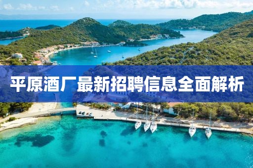 平原酒廠最新招聘信息全面解析