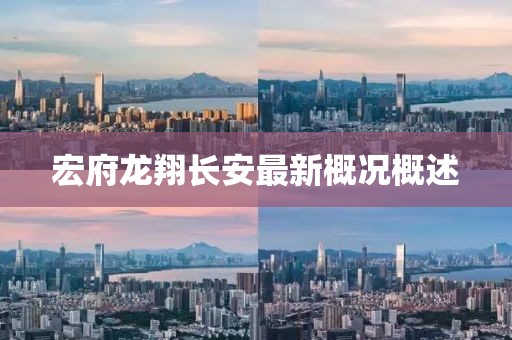 宏府龍翔長安最新概況概述