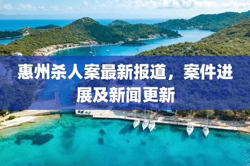 惠州殺人案最新報道，案件進展及新聞更新