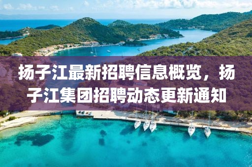揚(yáng)子江最新招聘信息概覽，揚(yáng)子江集團(tuán)招聘動(dòng)態(tài)更新通知