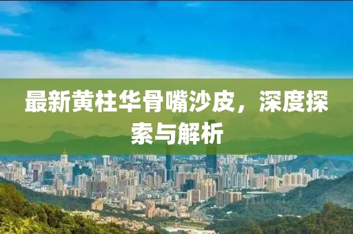 最新黃柱華骨嘴沙皮，深度探索與解析