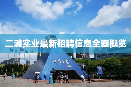 二灘實業(yè)最新招聘信息全面概覽