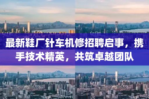 最新鞋廠針車機修招聘啟事，攜手技術(shù)精英，共筑卓越團隊